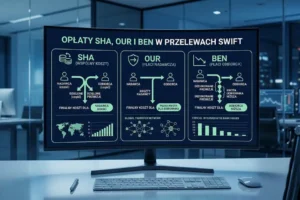 Opłaty SHA, OUR i BEN w przelewach SWIFT – co oznaczają i kto finalnie płaci prowizje banków po drodze?